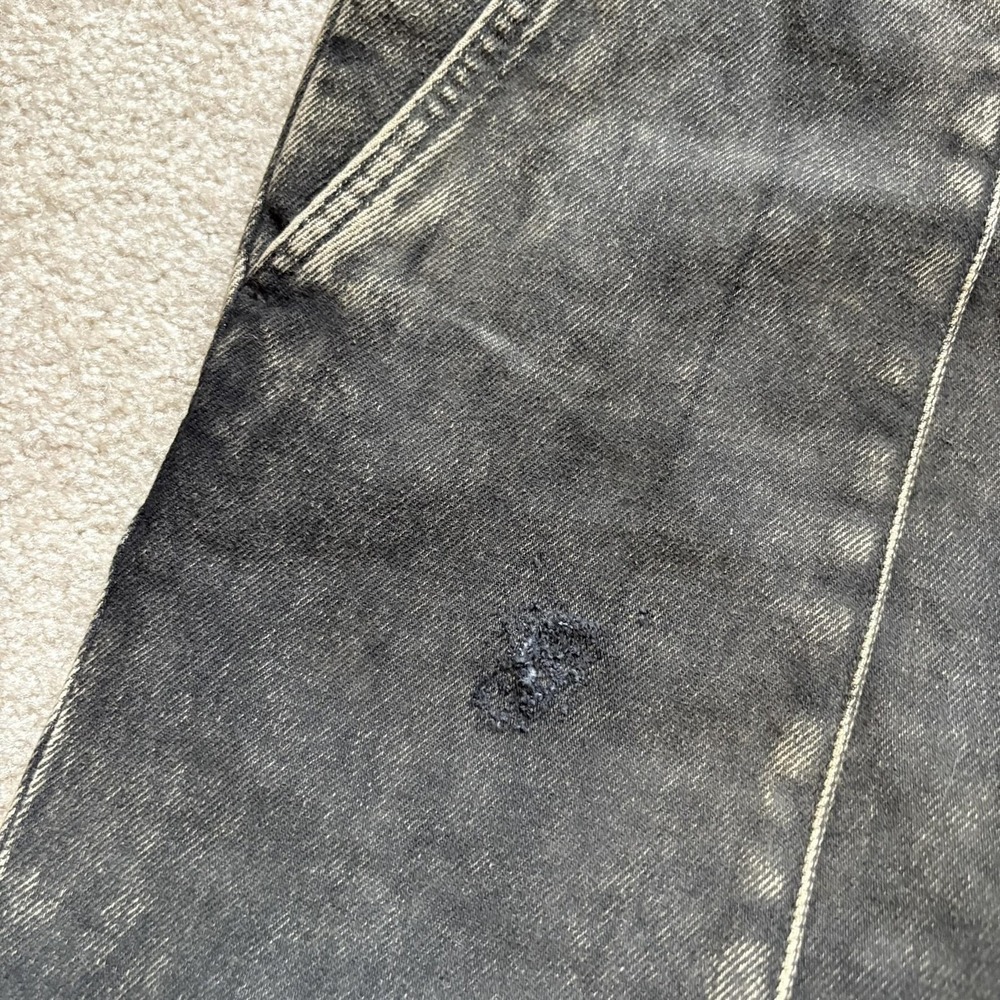 Diesel‎ Pants Measure Mens 38x30 Black D-Chino-Work Cotton Straight Leg Workwear - Picture 7 of 13